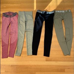 Gym shark leggings (3) Black are sold